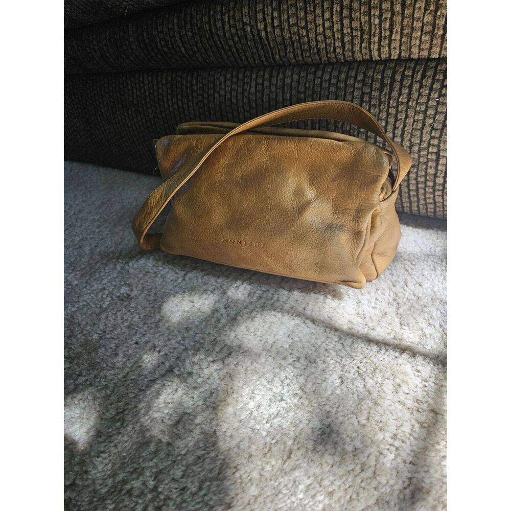Montini Brown italian Leather bag